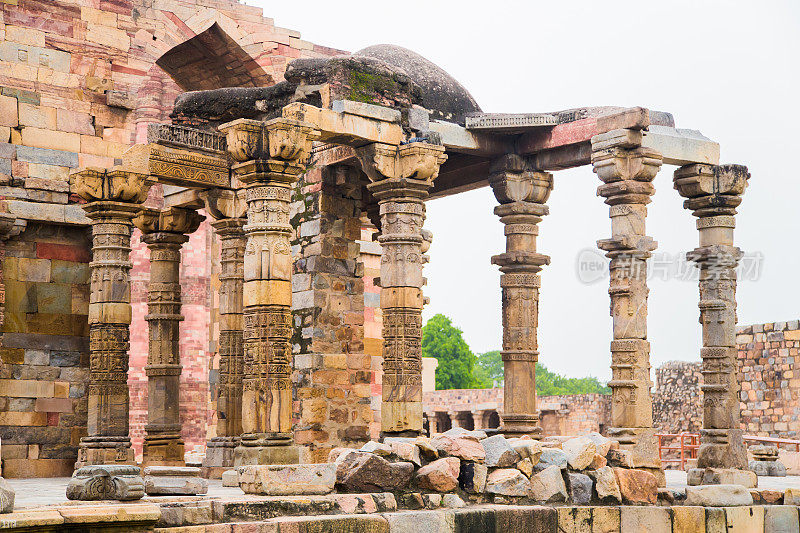 在德里的Qutub Minar